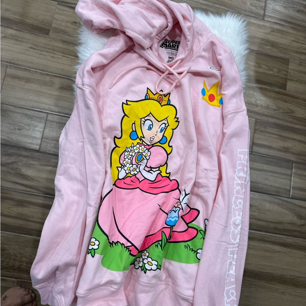 Nintendo Pink Princess Peach Hoodie